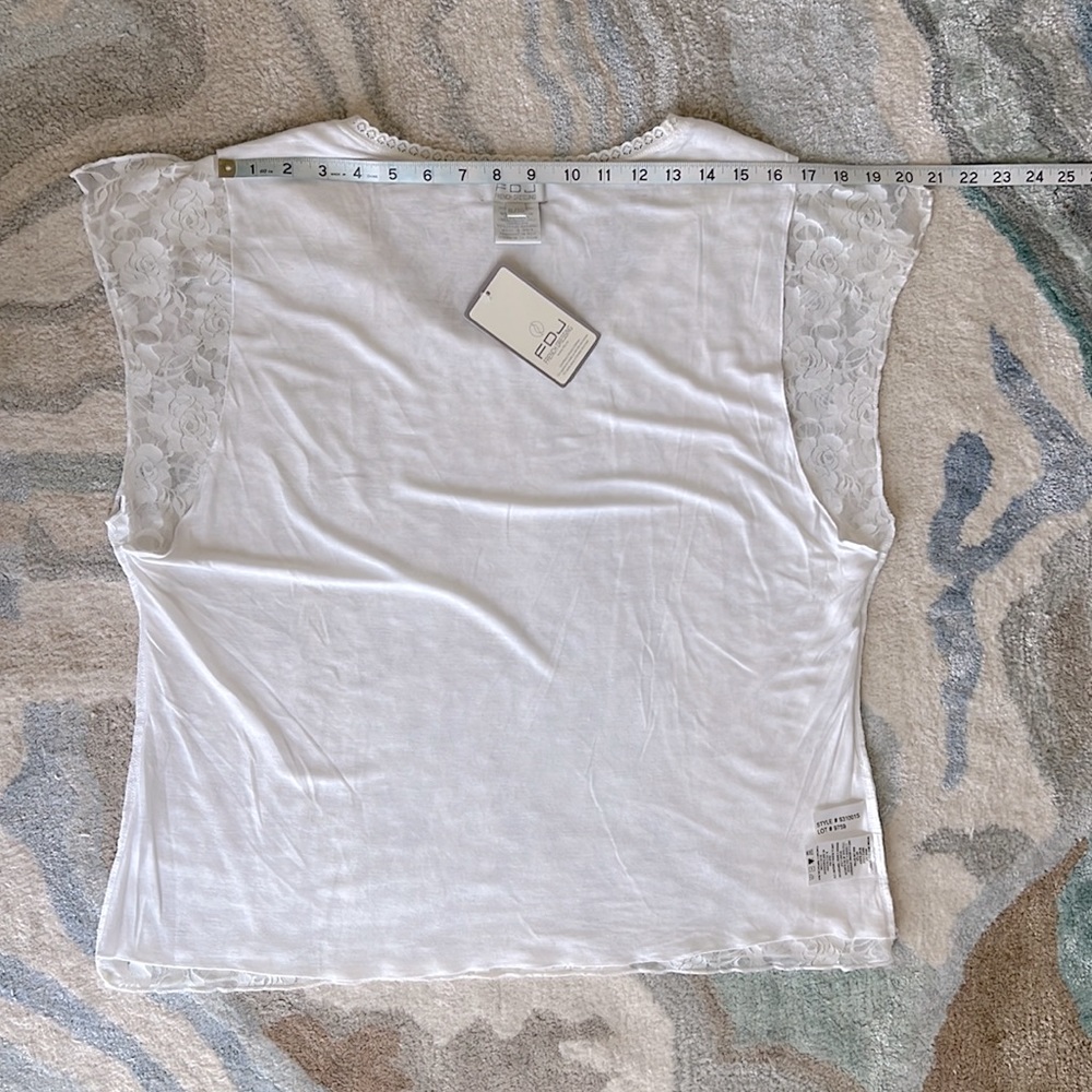 White Lace Blouse - Picture 12 of 12